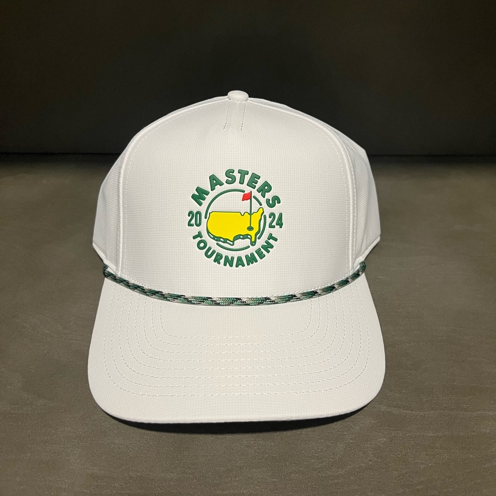 2024 Masters Hat White Rope Snap Back BRAND NEW from Augusta National